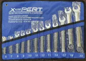 Набор гаечных ключей в чехле *X-PERT* (6,7,8,9,10,11,12,13,14,17,19,22), 12 шт, арт. №102.103